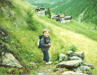 Passeggiata al villaggio di Cuneaz, Val d'Ayas.